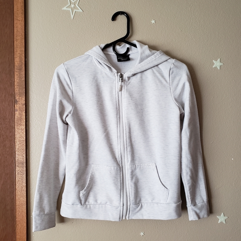 Cream Zipup Hoodie (girls 10/12)